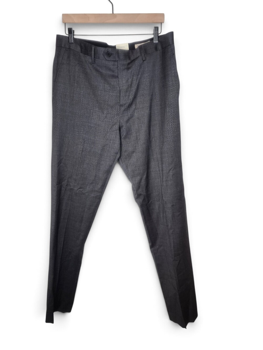 Banana Republic Italian Nailhead Slim Fit Suit Pant Grey Size 34L New With Tags